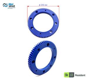Шестерня косозубая ф 235 мм